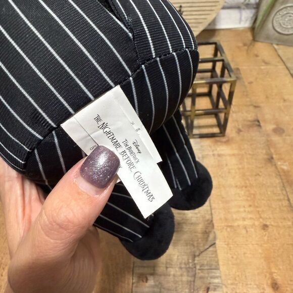 The Nightmare Before Christmas Jack Skellington Message Fan Plush nwt - Picture 5 of 11